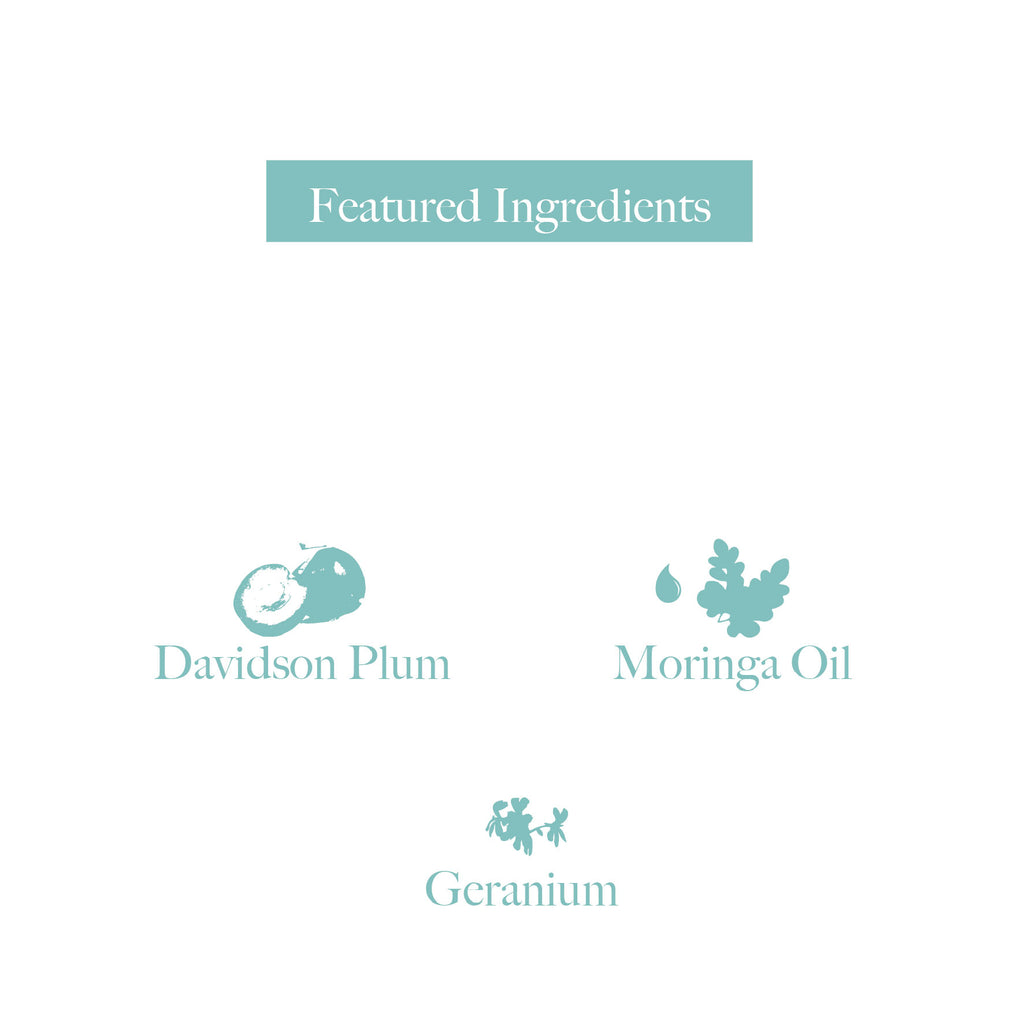 Botany Naturals Hand & Body Lotion Davidson Plum, Geranium , Moringa Oil Featured Ingredients